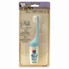 1970s SNOOPY TOOTHBRUSH w/CHIMES Made in Hong Kong OLD STORE STOCK Blue picture
