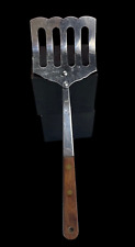 Vintage Stainless Steel Spatula Wooden Handle Kitchen Flip Utensil USA Made 12in picture
