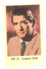 Gregory Peck 1965 Swedish Dutch TV Movies Film Stars Card HB # 12 picture