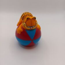 Vintage Garfield Beach Ball Bath Toy Blue Red 1999 PAWS  picture