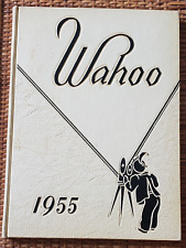 1955 Dowagiac High School Yearbook Annual Wahoo Michigan Cass County picture
