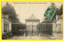 cpa written in 1913 GRID of the main entrance of the CASTLE of BRIENNE (Dawn) picture