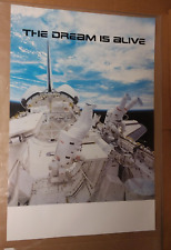 Vintage 1985 NASA Space Shuttle Poster from IMAX Film Dream Is Alive 24x36 picture