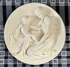 Arnaldo  Giannelli-Italy Plaque 1979 Humility Mirrors Of Motherhood 9” wide picture