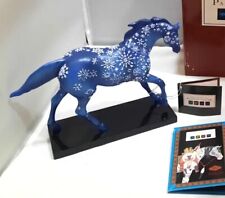 Trail of Painted Ponies Snowflake #12202 2004 1E/9266 Horse Figurine Blue White picture