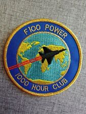 Pratt & Whitney New Rare F100 Power 1000 Hour Club Jacket Patch  picture