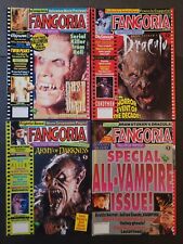 FANGORIA MAGAZINE LOT OF 4, (#115-#118) DRACULA, VAMPIRES +ALL POSTERS  VF picture