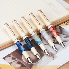 Jinhao 82 Mini Fountain Pen EF/F/M/Bent Nib, Beautiful Acrylic Short Pocket Pen picture