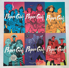 PAPER GIRLS vol 1-6 PB lot, ENTIRE SERIES Brian K. Vaughan + Cliff Chiang Image picture