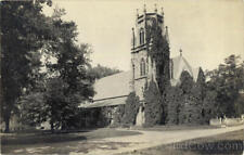 RPPC Bellows Falls,VT Episcopal Church Windham County Vermont Postcard Vintage picture