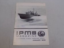 IPMS Magazine Jan 1972 International Plastic Modellers Society P-39 Pfalz D III picture