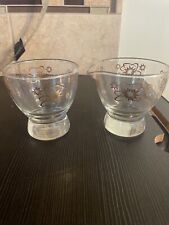 Atomic Starburst Bar Glass And Mixing Glass With Spout - Vintage Barware picture