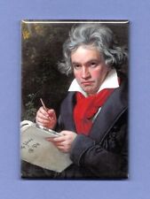 LUDWIG VAN BEETHOVEN *2X3 FRIDGE MAGNET* COMPOSER CLASSICAL SYMPHONY MUSIC picture