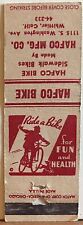 Hafco Mfg Company Whittier CA California Hafco Bikes Vintage Matchbook Cover picture