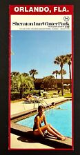 1983 Orlando Florida Sheraton Inn Winter Park Hotel Vintage Travel Brochure FL picture