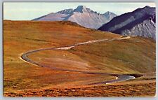 Colorado CO - Tundra Curves - Rocky Mountain National Park - Vintage Postcard picture