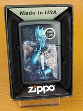 ZIPPO 80881 MEDIEVAL WARRIOR DESIGN on BLACK MATTE Finish Lighter - SEP (I) 2020 picture