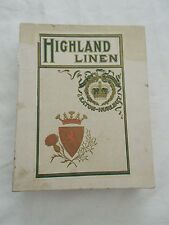 Highland Linen Eaton-Hurlbut Correspondence Papers Vintage Box picture