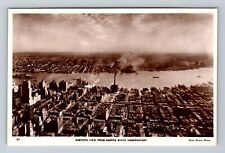 New York City NY, RPPC View From Empire State Building Vintage Postcard picture