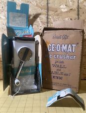 Vintage 1960S White Rival Ice-O-Mat With Wall Mount Original Box INV-JDJ45 picture