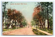 Postcard Upper Main Street, Castine, Maine ME 1910 D2 picture