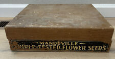 Vintage Mandeville  Flower Seed Display Box picture