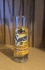 Vintage Sauza Tequila Tall Shot Glass Barware Display Collectible Clear Glass picture