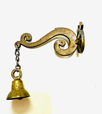Vintage Brass Bell Hanging Solid Brass , Home Decor Antique Vintage Traditional picture