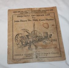 Vintage John Deere #999L Corn Planter Directions & Repair List Manual Booklet picture