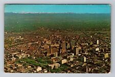 Denver CO-Colorado, Aerial View of Denver, c1971 Vintage Souvenir Postcard picture