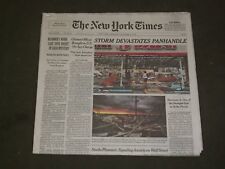 2018 OCTOBER 11 NEW YORK TIMES - HURRICANE MICHAEL DEVASTATES FLORIDA PANHANDLE picture