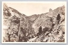 Postcard Leevining Canyon From Tioga Yosemite California Vintage Frashers RPPC picture