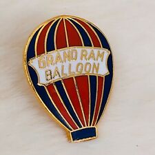 Vtg Grand Ram Hot Air Balloon Souvenir Enamel Lapel Pin picture