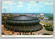 Aerial View Richmond Coliseum Virginia Vintage Posted 1975 Postcard picture