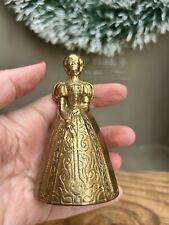 Antique Vintage English Maiden Lady Tea Bell England picture