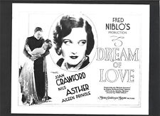 JOAN CRAWFORD GORGEOUS Repro DREAM OF LOVE PHOTO 1928 RARE Title Card Rare picture