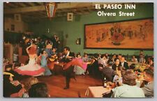 Roadside~Los Angeles CA~El Paseo Inn~Nightly Fiestas~Orchestra~Dining~Vintage PC picture