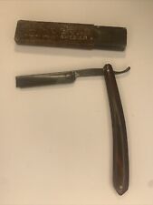Antique KOKEN Solingen Germany Straight Razor W/ Leather Wade & Butcher Case picture