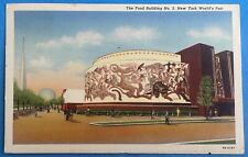 Vintage 1939 NY World’s Fair Postcard - Food Building No. 2 Mural by Bourdelle picture