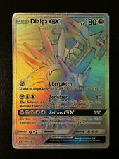Dialga GX (164/156) Rainbow Rare - SM Ultra Prism / German Pokemon Card / GD+ picture