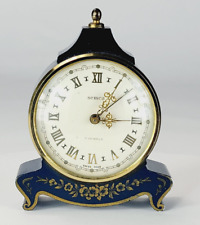 Vintage Semca Alarm Clock, 7 jewel, Swiss, Blue, VERY CLEAN. Working picture