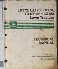 John Deere  TM1492 Technical Manual for Lx Series Lawn Tractors 1995 picture