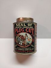 SEAL of NORTH CAROLINA small top tobacco tin ... NICE  picture