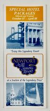 1987-88 Newport All Seasons Resort Rhode Island Vintage Travel Brochure Eat Shop picture