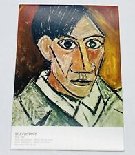 Pablo Picasso Postcard “Self Portrait” Expressionism Oil Canvas Print Card P2 picture