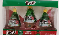 2019 M&M’s Mini Christmas Tree Candy Dispensers – New – DO NOT EAT CANDY picture