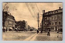 Cambridge MA-Massachusetts, Scenic View Of Central Square, Vintage Postcard picture