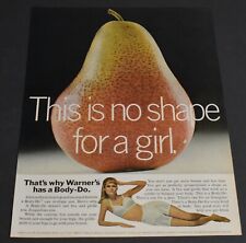 1967 Print Ad Sexy Warner's Body Do Bra Pear No Shape for a Girl Blonde Beauty t picture