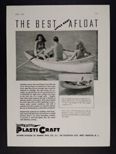 1947 Winner PlastiCraft 10' Dinghy Boat vintage print Ad picture