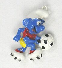 Collectible Vintage SOCCER SMURF ENAMEL PENDANT / CHARM  Signed PEYO SEPP picture